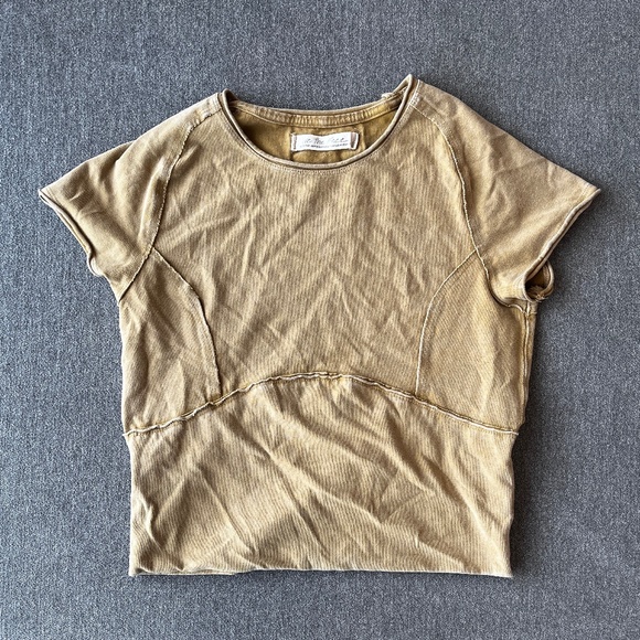 We The Free Tan Short Sleeve Tee - Picture 1 of 5